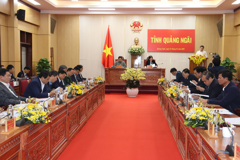 Quang cảnh buổi làm việc.