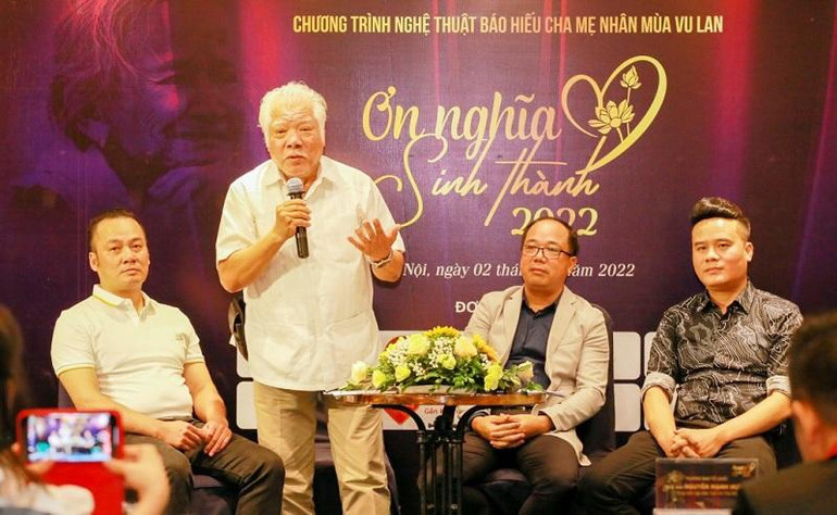 Nghệ sỹ ưu tú Lê Chức chia sẻ tại sự kiện. Nghệ sỹ ưu tú Lê Chức chia sẻ tại sự kiện.