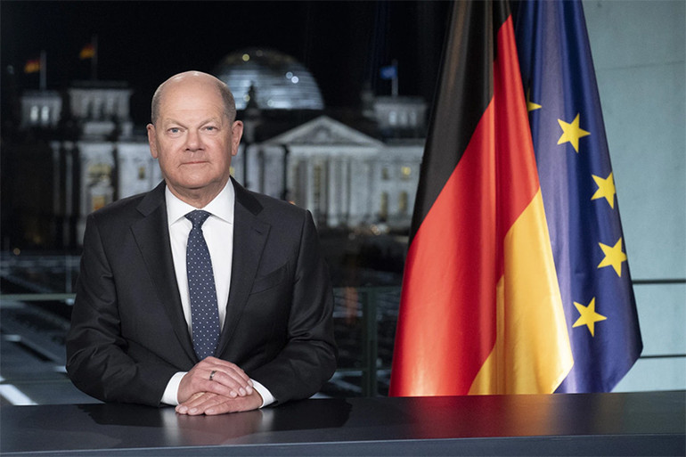 Thủ tướng Đức Olaf Scholz. Ảnh: AP