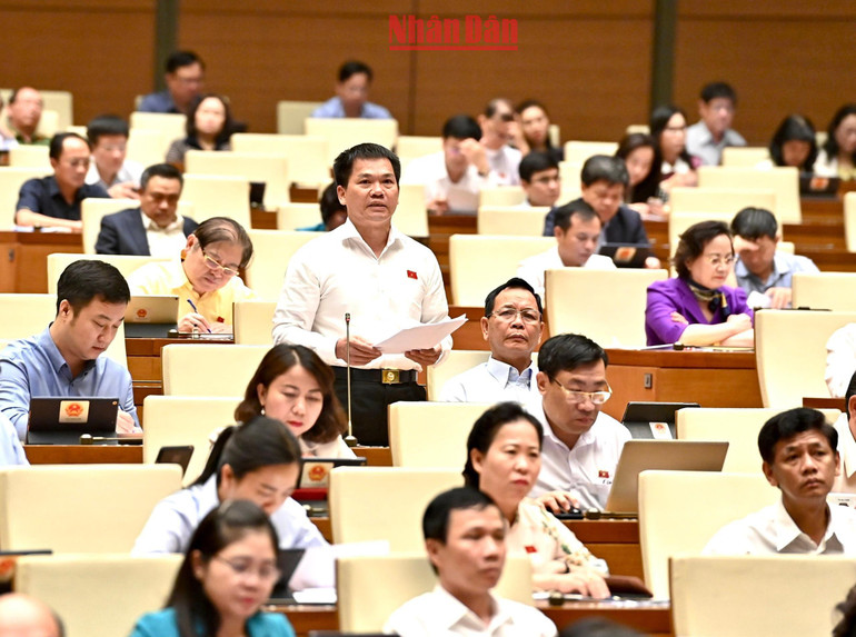 Đại biểu Dương Khắc Mai (Đắk Nông). (Ảnh: ĐĂNG KHOA)