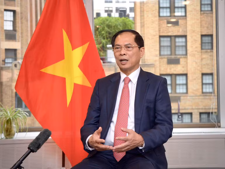 Phó Thủ tướng, Bộ trưởng Ngoại giao Bùi Thanh Sơn. (Ảnh: Bộ Ngoại giao cung cấp)