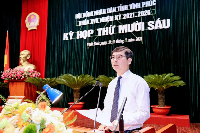 Bí thư Tỉnh ủy Dương Văn An phát biểu ý kiến.