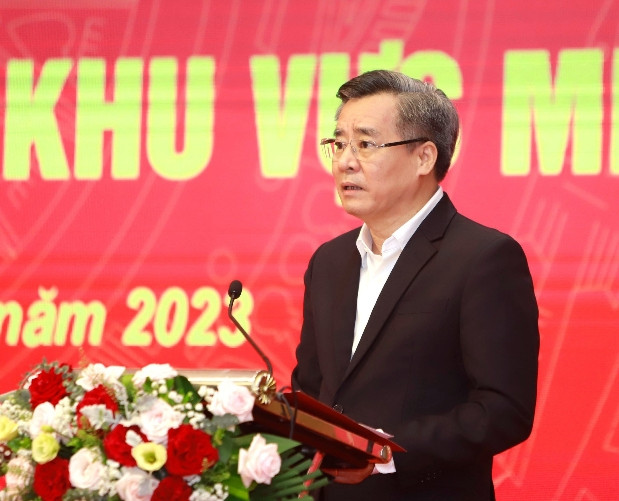 Đồng chí Nguyễn Quang Dương phát biểu kết luận.