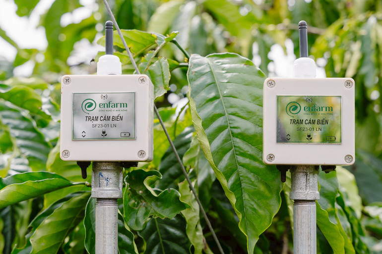 Trạm cảm biến - một trong hai cấu phần của Bộ phân tích thiết bị. Nguồn | Enfarm