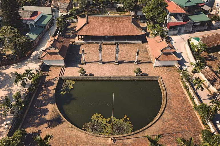 Toàn cảnh ngôi đình Tây Đằng. Nguồn TC Kiến trúc.