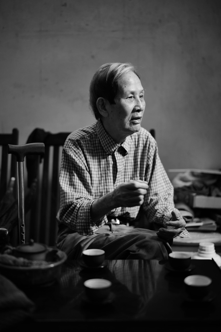 Họa sĩ Phùng Phẩm. Ảnh | An Lê