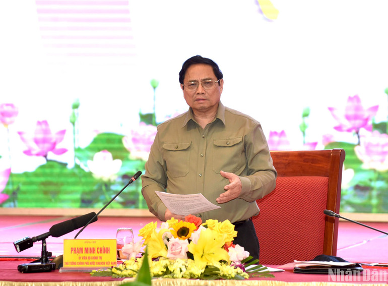 Thủ tướng Phạm Minh Chính kết luận cuộc họp.