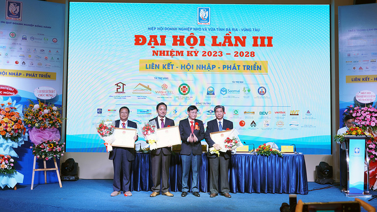 Ra mắt lãnh đạo Hiệp hội Doanh nghiệp nhỏ và vừa tỉnh Bà Rịa-Vũng Tàu nhiệm kỳ 2023-2028.