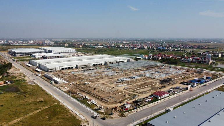 Khu công nghiệp Thuận Thành III - Phân khu B đang được khẩn trương xây dựng