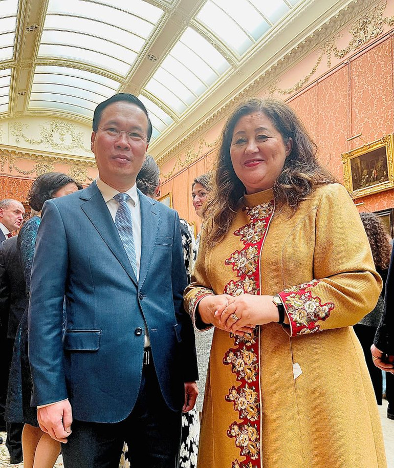 Chủ tịch nước Võ Văn Thưởng gặp Toàn quyền New Zealand Dame Cindy Kiro.