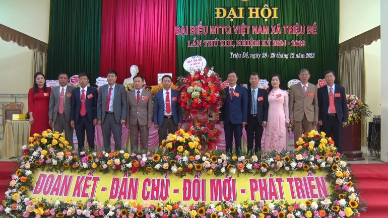 Đại hội Mặt trận Tổ quốc xã Triệu Đề, huyện Lập Thạch.