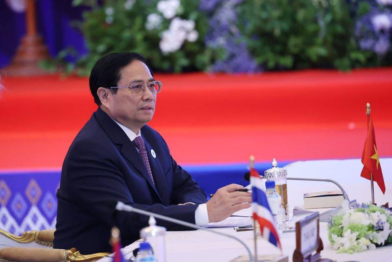 Thủ tướng Phạm Minh Chính tại Hội nghị Cấp cao ASEAN-Đông Á (EAS) lần thứ 17.