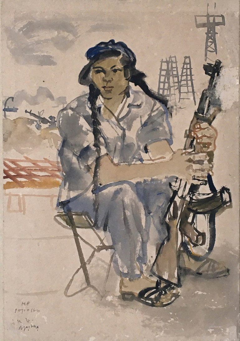 Một ký họa mầu nước tại Hải Phòng, 1966. Một ký họa mầu nước tại Hải Phòng, 1966.