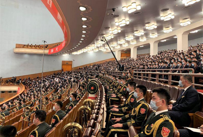 Phiên khai mạc Đại hội XX của Đảng Cộng sản Trung Quốc.