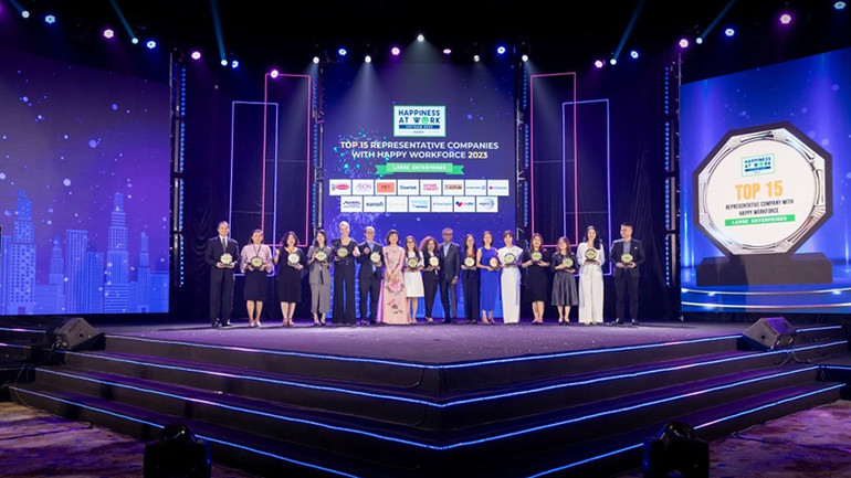 Acecook Việt Nam thuộc Top 15 - Nguồn nguồn lực hạnh phúc.