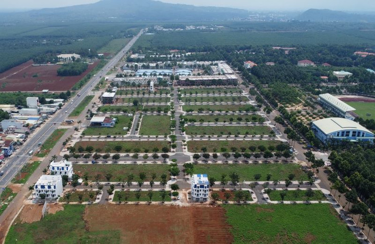 Một góc Dự án khu dân cư A1-C1.