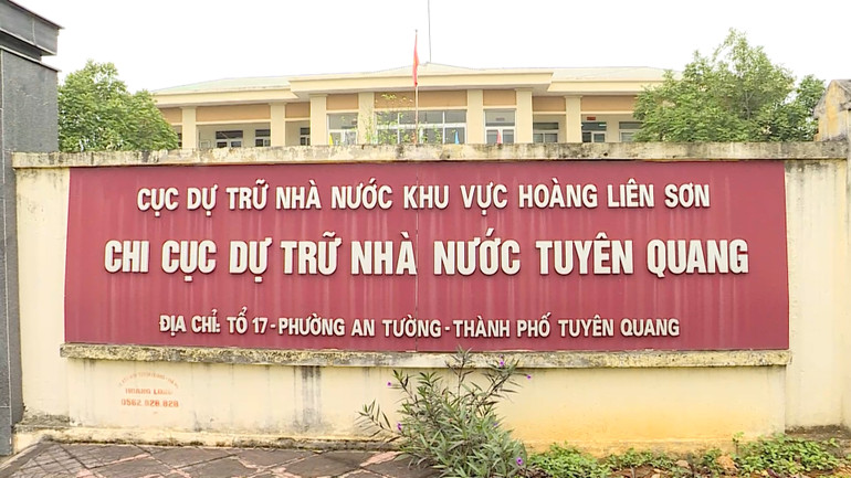 Trụ sở Chi cục Dự trữ Nhà nước tỉnh Tuyên Quang.