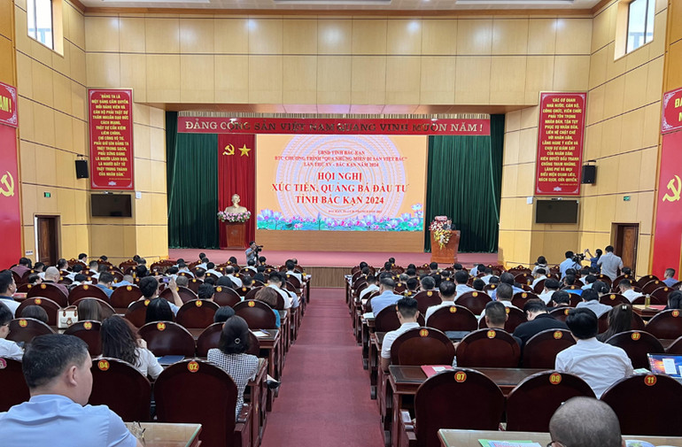 Hội nghị thu hút đông đảo nhà đầu tư tham gia. (Ảnh: TUẤN SƠN)