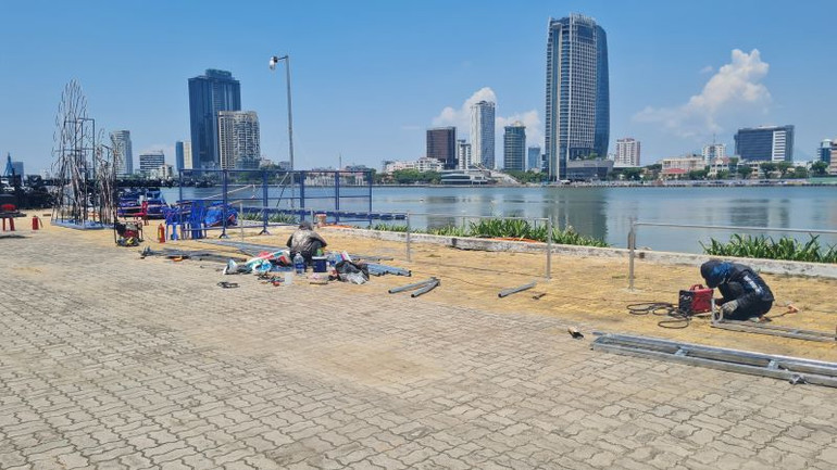 Những phần việc cuối cùng đang được khẩn trương hoàn thiện.