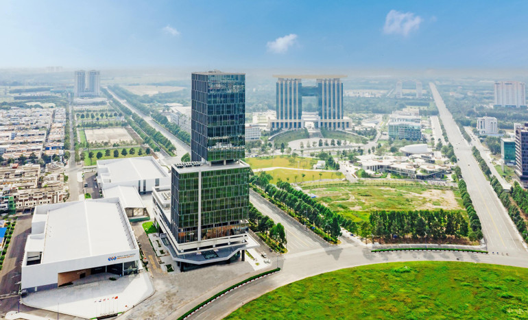 Trung tâm thương mại thế giới thành phố mới Bình Dương tại Khu liên hợp. Trung tâm thương mại thế giới thành phố mới Bình Dương tại Khu liên hợp.