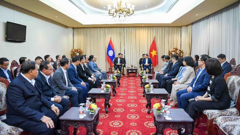 Quang cảnh buổi tiếp. (Ảnh: Bộ Ngoại giao Việt Nam)