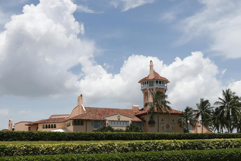 Toàn cảnh tư dinh Mar-a-Lago của ông Trump được chụp năm 2019. (Ảnh: AP)