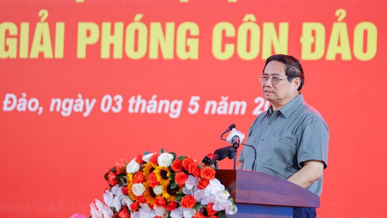 Thủ tướng Phạm Minh Chính phát biểu tại buổi gặp mặt, tri ân. (Ảnh: NHẬT BẮC/VGP) Thủ tướng Phạm Minh Chính phát biểu tại buổi gặp mặt, tri ân. (Ảnh: NHẬT BẮC/VGP)