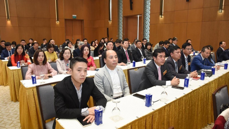 Đại diện các doanh nhân, doanh nghiệp nhỏ và vừa tham dự Hội nghị (Ảnh: TRẦN HẢI).