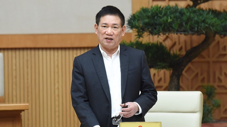 Phó Thủ tướng Chính phủ Hồ Đức Phớc phát biểu ý kiến tại phiên họp. (Ảnh: TRẦN HẢI)