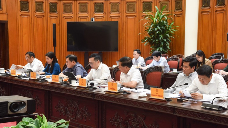 Các đại biểu tham dự cuộc họp. (Ảnh: TRẦN HẢI)