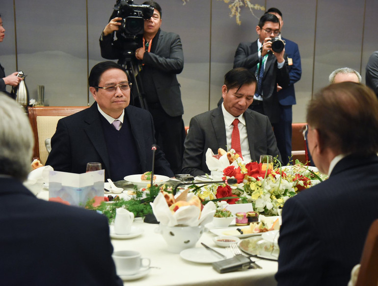 Thủ tướng Chính phủ Phạm Minh Chính phát biểu ý kiến. (Ảnh: TRẦN HẢI)