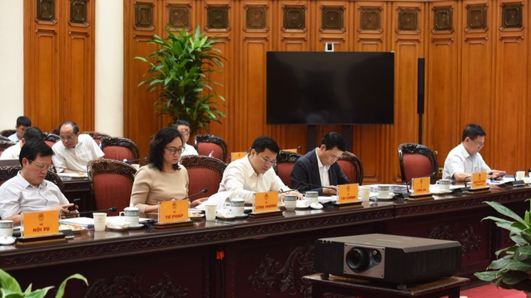 Các đại biểu tham dự cuộc họp. (Ảnh: TRẦN HẢI) Các đại biểu tham dự cuộc họp. (Ảnh: TRẦN HẢI)