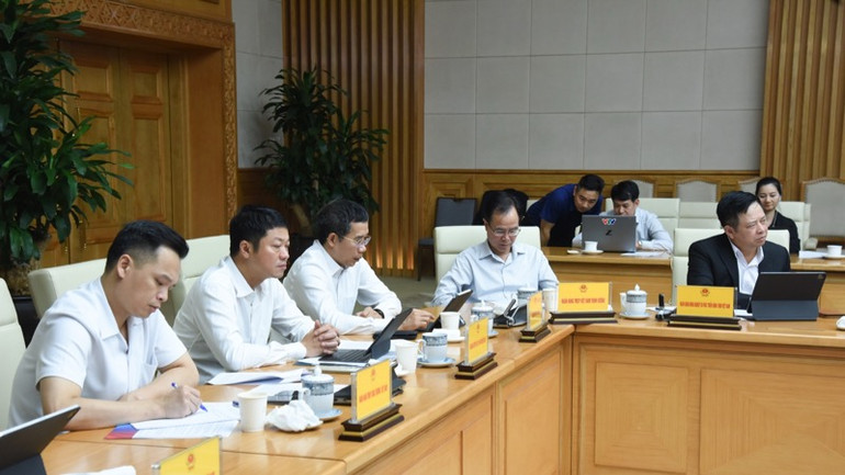 Đại diện lãnh đạo các tập đoàn, doanh nghiệp tham dự cuộc làm việc. (Ảnh: TRẦN HẢI) Đại diện lãnh đạo các tập đoàn, doanh nghiệp tham dự cuộc làm việc. (Ảnh: TRẦN HẢI)