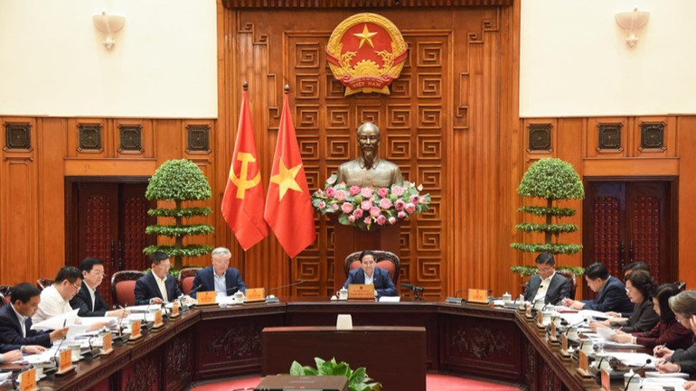 Quang cảnh cuộc họp (Ảnh: TRẦN HẢI).