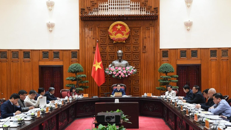 Quang cảnh cuộc họp. (Ảnh: TRẦN HẢI) Quang cảnh cuộc họp. (Ảnh: TRẦN HẢI)