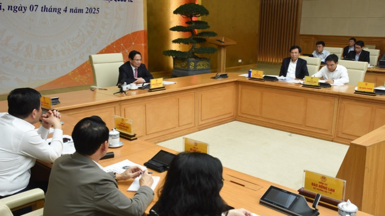 Quang cảnh cuộc họp. (Ảnh: TRẦN HẢI)