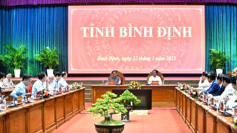 Quang cảnh cuộc làm việc. (Ảnh: THANH GIANG) Quang cảnh cuộc làm việc. (Ảnh: THANH GIANG)