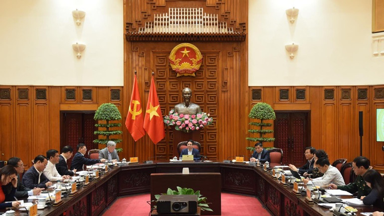 Quang cảnh cuộc họp. (Ảnh: TRẦN HẢI)