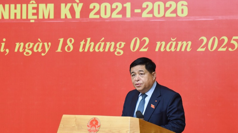 Phó Thủ tướng Chính phủ Nguyễn Chí Dũng phát biểu ý kiến. (Ảnh: TRẦN HẢI)