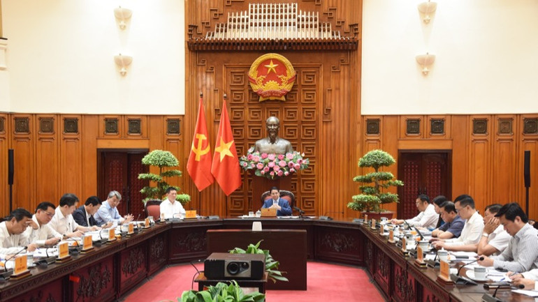 Quang cảnh cuộc họp. (Ảnh: TRẦN HẢI)