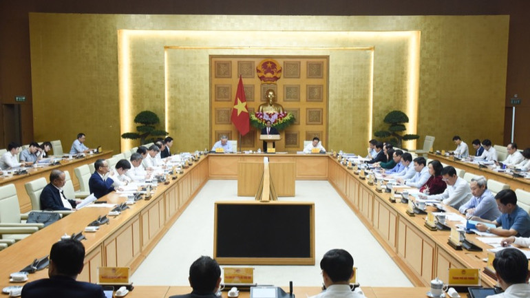 Quang cảnh cuộc họp. (Ảnh: TRẦN HẢI)