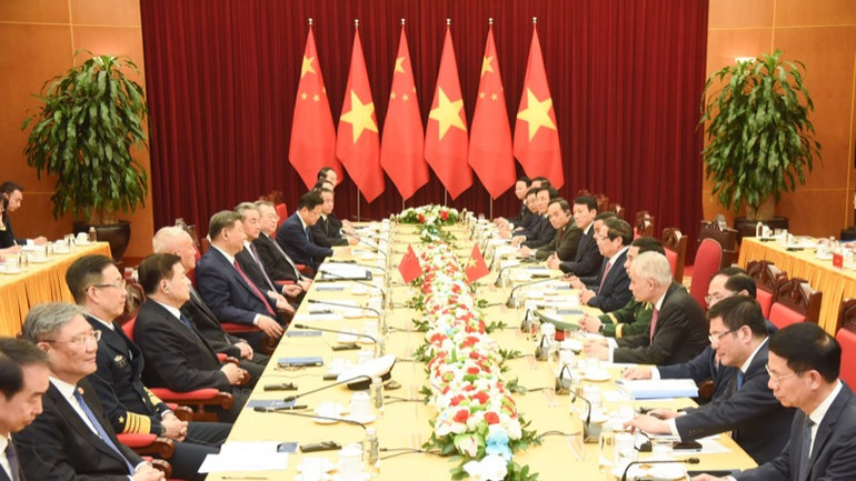 Quang cảnh buổi hội kiến. (Ảnh: TRẦN HẢI) Quang cảnh buổi hội kiến. (Ảnh: TRẦN HẢI)