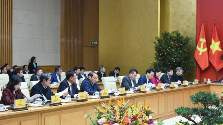 Đại diện lãnh đạo các bộ, ngành Trung ương tham dự Hội nghị. (Ảnh: TRẦN HẢI) Đại diện lãnh đạo các bộ, ngành Trung ương tham dự Hội nghị. (Ảnh: TRẦN HẢI)