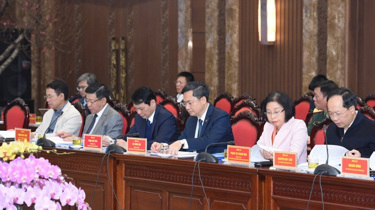 Các đại biểu tham dự Hội nghị. (Ảnh: TRẦN HẢI) Các đại biểu tham dự Hội nghị. (Ảnh: TRẦN HẢI)