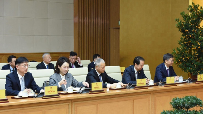 Đoàn đại biểu Quảng Tây, Trung Quốc. (Ảnh: TRẦN HẢI)