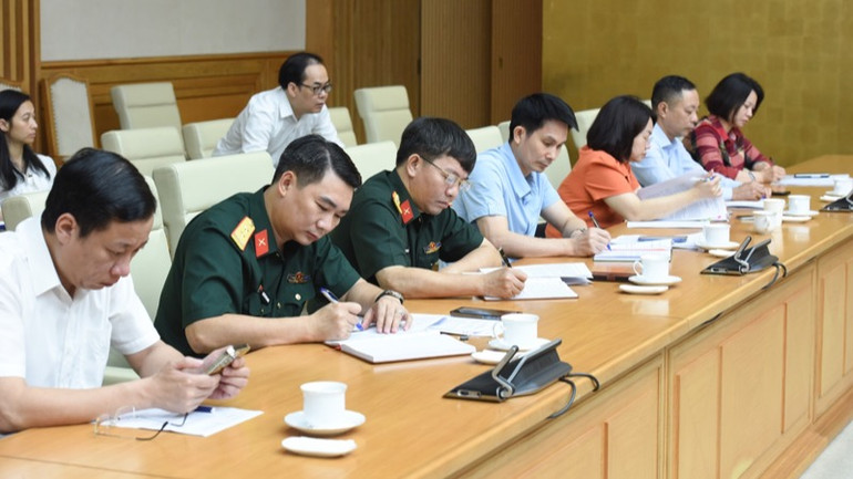 Các đại biểu tham dự cuộc họp. (Ảnh: TRẦN HẢI)