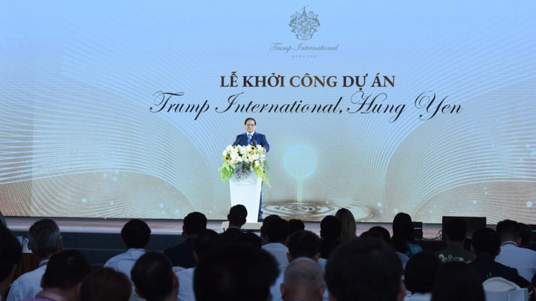 Thủ tướng Phạm Minh Chính phát biểu tại sự kiện (Ảnh: TRẦN HẢI).