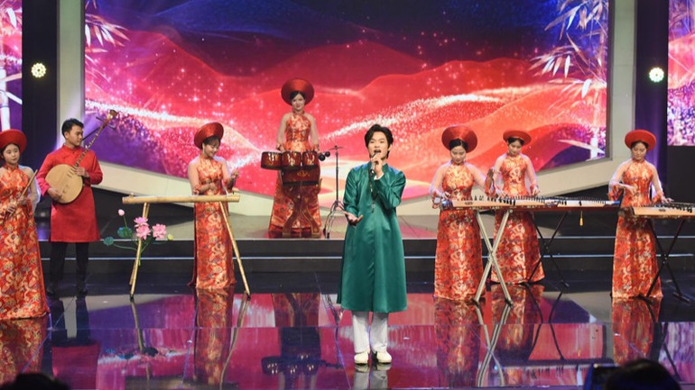 Một tiết mục được biểu diễn được biểu diễn tại sự kiện (Ảnh: TRẦN HẢI).