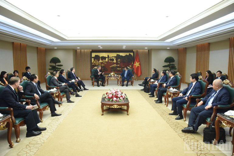 Quang cảnh buổi tiếp. (Ảnh: Trần Hải) Quang cảnh buổi tiếp. (Ảnh: Trần Hải)