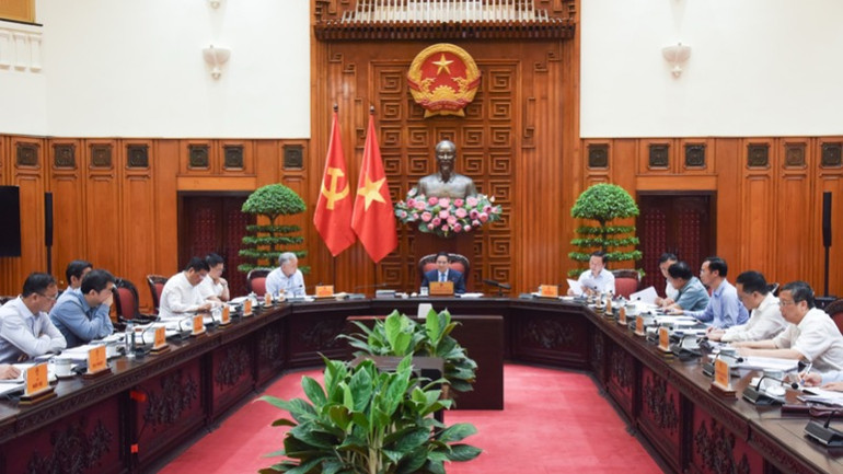 Quang cảnh cuộc họp. (Ảnh: TRẦN HẢI).